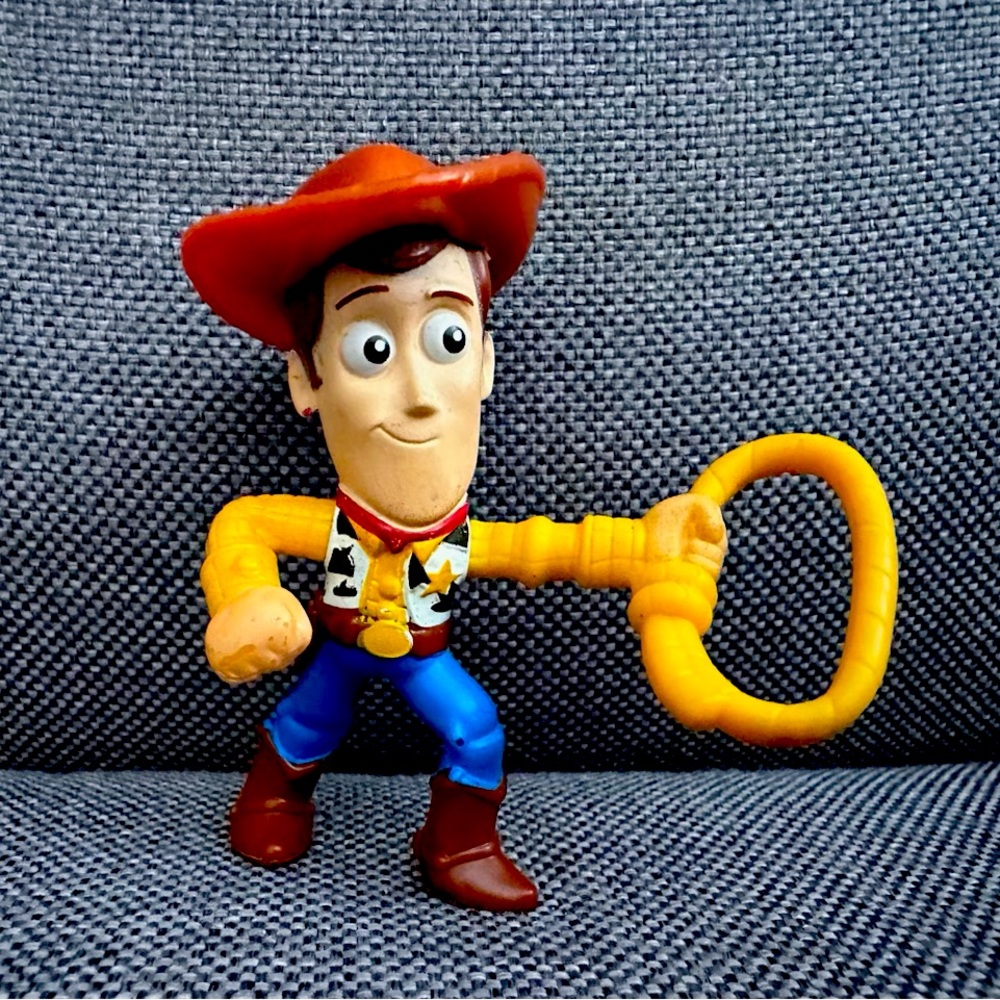 Disney's Toy Story 4 Sheriff Woody Stand Up McDonald's Figurine 3” Tall
